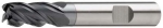 VHM Ø 5,0 mm Z=4 ca.35/38° Flachstirn Inox (M)